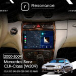Магнітола Mercedes-Benz CLK-Class (W209) CLK 200 240 270 320 500 55 AMG (2000-2004) [Brown] DUDU 6 9.5" 2K QLED, 6/64 - Зображення 8