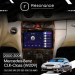 Магнітола Mercedes-Benz CLK-Class (W209) CLK 200 240 270 320 500 55 AMG (2000-2004) [Brown] Resonance Ultra M6 (7862) 6/128, 9.5" - Зображення 8