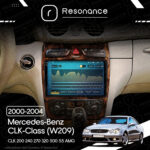 Магнітола Mercedes-Benz CLK-Class (W209) CLK 200 240 270 320 500 55 AMG (2000-2004) [Brown] Resonance Ultra M6 (7862) 6/128, 9.5" - Зображення 9