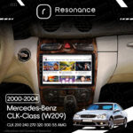 Магнітола Mercedes-Benz CLK-Class (W209) CLK 200 240 270 320 500 55 AMG (2000-2004) [Brown] DUDU 3 9" QLED, 4/64 - Зображення 6