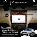 Магнітола Mercedes-Benz CLK-Class (W209) CLK 200 240 270 320 500 55 AMG (2000-2004) [Brown] DUDU 3 9" QLED, 4/64 - Зображення 7