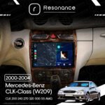 Магнітола Mercedes-Benz CLK-Class (W209) CLK 200 240 270 320 500 55 AMG (2000-2004) [Brown] DUDU 3 9" QLED, 4/64 - Зображення 8
