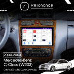 Магнітола Mercedes-Benz C-Class (W203) C180 С200 C220 С230 С240 С320 (2000-2004) [Brown] Resonance Ultra M6 (7862) 6/128, 9" QLED, - Зображення 10