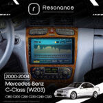Магнітола Mercedes-Benz C-Class (W203) C180 С200 C220 С230 С240 С320 (2000-2004) [Brown] Resonance Ultra M2 2/32, 9" QLED - Зображення 8