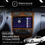 Магнітола Mercedes-Benz C-Class (W203) C180 С200 C220 С230 С240 С320 (2000-2004) [Brown] Resonance Ultra M2 2/32, 9.5" 2K QLED - Зображення 8