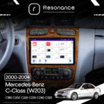 Магнітола Mercedes-Benz C-Class (W203) C180 С200 C220 С230 С240 С320 (2000-2004) [Brown] Resonance Ultra M4 4/32, 9.5" 2K QLED - Зображення 10