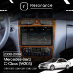 Магнітола Mercedes-Benz C-Class (W203) C180 С200 C220 С230 С240 С320 (2000-2004) [Brown] Resonance Ultra S8 (7870) 8/256, 9.5" 2K - Зображення 9