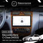 Магнітола Mercedes-Benz C-Class (W203) C180 С200 C220 С230 С240 С320 (2000-2004) [Brown] DUDU 7 9.5" 2K QLED, 6/64 - Зображення 7