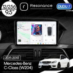 Магнітола Mercedes-Benz C-Class (W204 FL) (2011-2015) DUDU 7 9.5" 2K QLED, 12/256