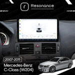 Магнітола Mercedes-Benz C-Class (W204) (2007-2011) [Black] DUDU 6 9.5" 2K QLED, 6/64, 360 - Зображення 7