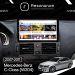 Магнітола Mercedes-Benz C-Class (W204) (2007-2011) [Black] Resonance Ultra M2 2/32, 9" QLED - Зображення 6