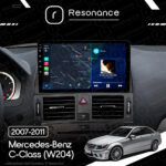 Магнітола Mercedes-Benz C-Class (W204) (2007-2011) [Black] Resonance Ultra M2 2/32, 9" QLED - Зображення 7