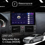 Магнітола Mercedes-Benz C-Class (W204) (2007-2011) [Black] Resonance Ultra M2 2/32, 9" QLED - Зображення 9