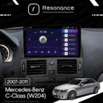 Магнітола Mercedes-Benz C-Class (W204) (2007-2011) [Black] Resonance Ultra M2 2/32, 9.5" 2K QLED - Зображення 8