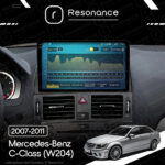 Магнітола Mercedes-Benz C-Class (W204) (2007-2011) [Black] Resonance Ultra M2 2/32, 9.5" 2K QLED - Зображення 9