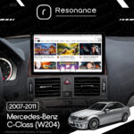 Магнітола Mercedes-Benz C-Class (W204) (2007-2011) [Brown] Resonance Ultra M4 4/32, 9.5" 2K QLED - Зображення 6
