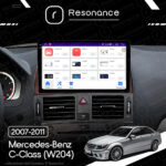 Магнітола Mercedes-Benz C-Class (W204) (2007-2011) [Brown] Resonance Ultra M4 4/32, 9.5" 2K QLED - Зображення 10
