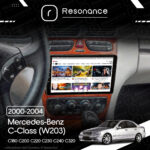 Магнітола Mercedes-Benz C-Class (W203) C180 С200 C220 С230 С240 С320 (2000-2004) Resonance Ultra M4 4/32, 9" QLED - Зображення 6