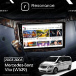 Магнітола Mercedes-Benz Vito (W639) (2003-2006) [кути на штатній - закруглені] Resonance Ultra M4 4/32, 9" QLED - Зображення 6