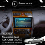 Магнітола Mercedes-Benz CLK-Class (W209) CLK 200 240 270 320 500 55 AMG (2001-2006) Resonance Ultra M4 4/32, 9" QLED - Зображення 8
