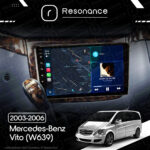 Магнітола Mercedes-Benz Vito (W639) (2003-2006) [кути на штатній - закруглені] Resonance Ultra M4 4/32, 9" QLED - Зображення 7