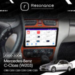 Магнітола Mercedes-Benz C-Class (W203) C180 С200 C220 С240 С320 (2000-2004) Resonance Ultra M6 (7862) 6/128, 9.5" 2K QLED, 360 - Зображення 10