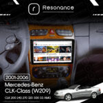 Магнітола Mercedes-Benz CLK-Class (W209) CLK 200 240 270 320 500 55 AMG (2001-2006) DUDU 6 9.5" 2K QLED, 8/256, 360 - Зображення 6