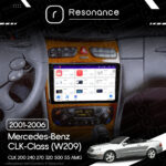 Магнітола Mercedes-Benz CLK-Class (W209) CLK 200 240 270 320 AMG (2001-2006) Resonance Ultra M6 (7862) 6/128, 9.5" 2K QLED, 360 - Зображення 10