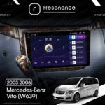 Магнітола Mercedes-Benz Vito (W639) (2003-2006) [кути на штатній - закруглені] Resonance Ultra M6 (7862) 6/128, 9.5" 2K QLED, 360 - Зображення 8