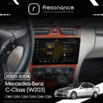 Магнітола Mercedes-Benz C-Class (W203) C180 С200 C220 С240 С320 (2000-2004) Resonance Ultra S8 (7870) 8/256, 9.5" 2K QLED, 360 - Зображення 7