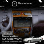 Магнітола Mercedes-Benz CLK-Class (W209) CLK 200 240 270 320 AMG (2001-2006) Resonance Ultra S8 (7870) 8/256, 9.5" 2K QLED, 360 - Зображення 9
