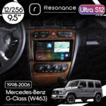 Магнітола Mercedes-Benz G-Class (W463) (1998-2006) Resonance Ultra S12 (7870) 12/256, 9.5" 2K QLED, 360