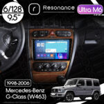 Магнітола Mercedes-Benz G-Class (W463) (1998-2006) Resonance Ultra M6 (7862) 6/128, 9.5" 2K QLED, 360