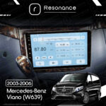 Магнітола Mercedes-Benz Viano (W639) (2003-2006) [кути на штатній - закруглені] Resonance Ultra T100 2/32, 9" IPS (CarPlay) - Зображення 7