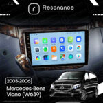 Магнітола Mercedes-Benz Viano (W639) (2003-2006) [кути на штатній - закруглені] Resonance Ultra T100 2/32, 9" IPS (CarPlay) - Зображення 10