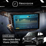 Магнітола Mercedes-Benz Viano (W639) (2003-2006) [кути на штатній - закруглені] Resonance Ultra M2 2/32, 9" QLED - Зображення 8