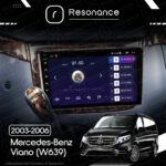 Магнітола Mercedes-Benz Viano (W639) (2003-2006) [кути на штатній - закруглені] Resonance Ultra M2 2/32, 9" QLED - Зображення 9