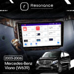 Магнітола Mercedes-Benz Viano (W639) (2003-2006) [кути на штатній - закруглені] Resonance Ultra M2 2/32, 9" QLED - Зображення 10