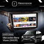 Магнітола Mercedes-Benz Viano (W639) (2003-2006) [кути на штатній - закруглені] Resonance Ultra M4 4/32, 9" QLED - Зображення 6