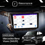 Магнітола Mercedes-Benz Viano (W639) (2003-2006) [кути на штатній - закруглені] Resonance Ultra M2 2/32, 9.5" 2K QLED - Зображення 10