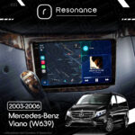 Магнітола Mercedes-Benz Viano (W639) (2003-2006) [кути на штатній - закруглені] Resonance Ultra M4 4/32, 9.5" 2K QLED - Зображення 7