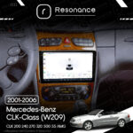 Магнітола Mercedes-Benz CLK-Class (W209) CLK 200 240 270 320 500 55 AMG (2001-2006) DUDU 6 9.5" 2K QLED, 8/256, 360 - Зображення 7