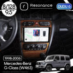 Магнітола Mercedes-Benz G-Class (W463) (1998-2006) DUDU 6 9.5" 2K QLED, 8/128