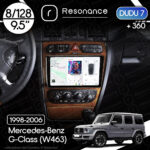 Магнітола Mercedes-Benz G-Class (W463) (1998-2006) DUDU 7 9.5" 2K QLED, 8/128, 360