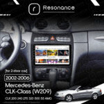 Магнітола Mercedes-Benz CLK-Class (W209) [Для 2-дверних авто] (2002-2006) Resonance Ultra M4 4/32, 9" QLED - Зображення 6
