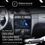 Магнітола Mercedes-Benz CLK-Class (W209) [Для 2-дверних авто] (2002-2006) Resonance Ultra M4 4/32, 9" QLED - Зображення 7