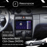Магнітола Mercedes-Benz CLK-Class (W209) [Для 2-дверних авто] (2002-2006) Resonance Ultra M4 4/32, 9" QLED - Зображення 9