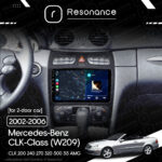 Магнітола Mercedes-Benz CLK-Class (W209) [Для 2-дверних авто] (2002-2006) Resonance Ultra S8 (7870) 8/256, 9" 2K QLED, 360 - Зображення 8
