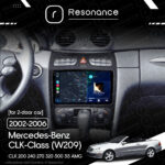 Магнітола Mercedes-Benz CLK-Class (W209) [Для 2-дверних авто] (2002-2006) DUDU 4 9.5" QLED, 4/64 - Зображення 8