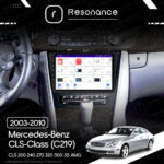 Магнітола Mercedes-Benz CLS-Class (C219) CLS 200 240 270 320 500 55 AMG (2003-2010) Resonance Ultra T100 2/32, 9" IPS (CarPlay) - Зображення 9